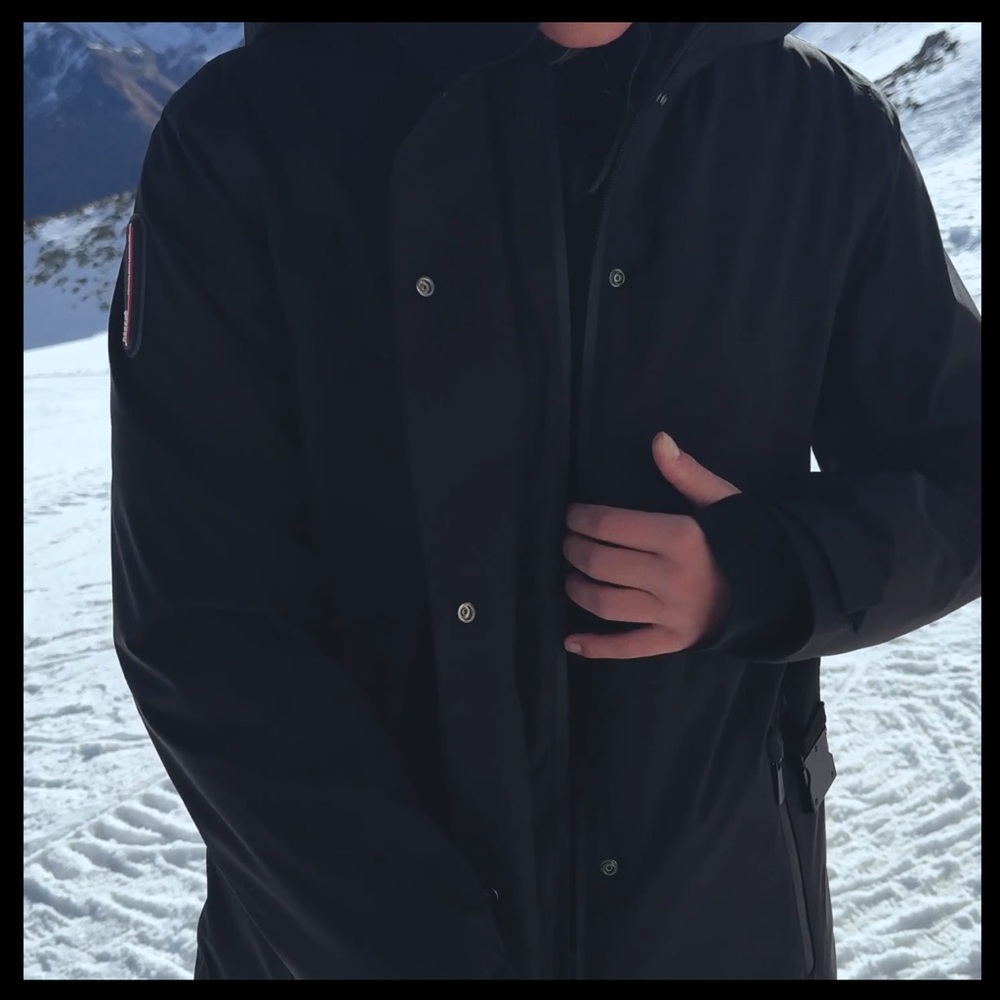 Zara Black Ski Jacket NWT Goldbergh style - Picture 8 of 16